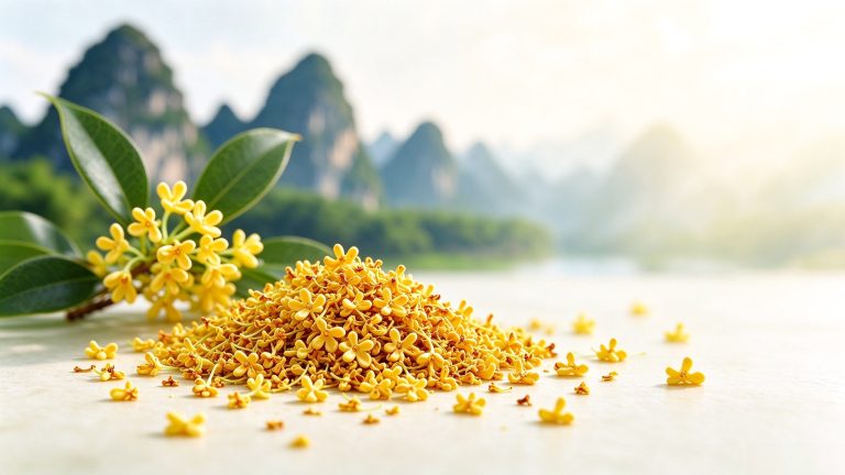 Sustainable Sourcing of Dried Osmanthus: Natural Floral Ingredient from Guilin